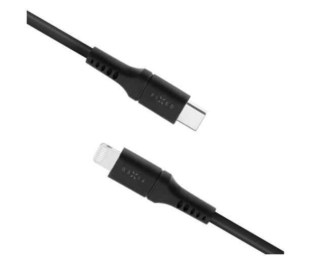 FIXED Kabel Liquid Silicone USB-C/Lightning 2m czarny - 1249118 - zdjęcie 3